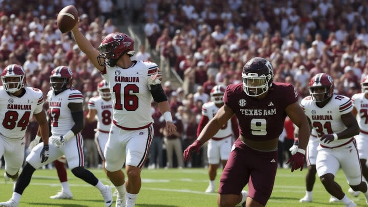 LaNorris Sellers Leads South Carolina to 51-7 Rout of Coastal Carolina